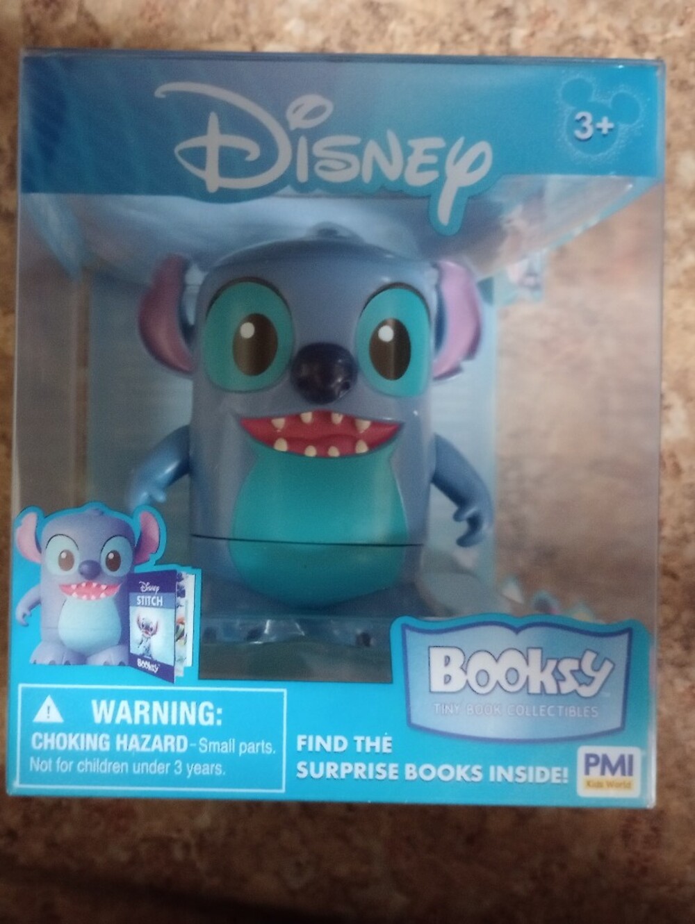 Disney Stitch Teal & Blue Booksy Figure Collectible